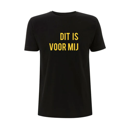 Trijntje Oosterhuis | T-Shirt Zwart Dit Is Voor Mij Heren
