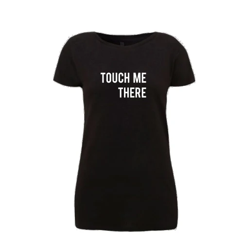 Trijntje Oosterhuis | T-Shirt Zwart Touch Me There Dames