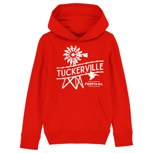 Tuckerville | Hooded Sweater Rood Unisex