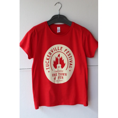 Tuckerville | T-Shirt Rood Dames