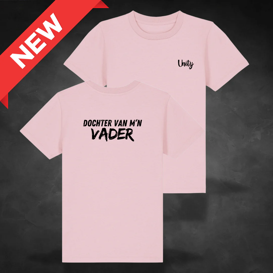 Unity | T-Shirt Dochter van m'n vader roze