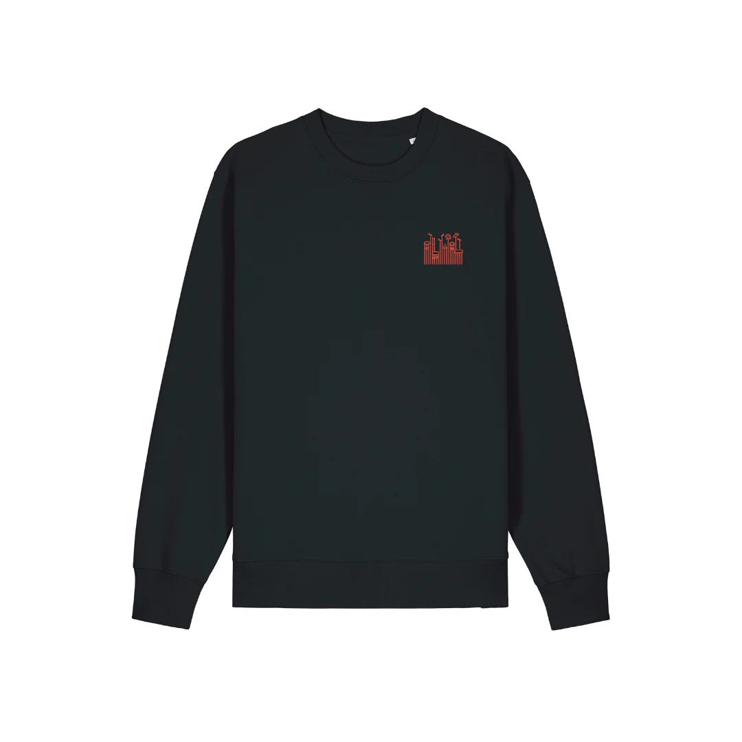 Van Dik Hout | Crewneck Zwart