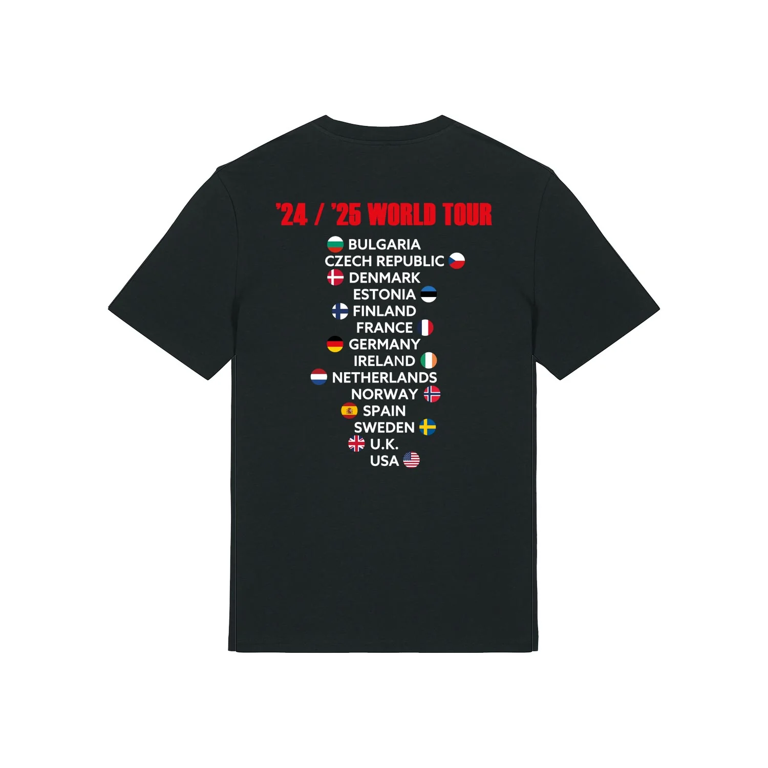 Vandenberg | 24/25 World Tour T-shirt - Image 3