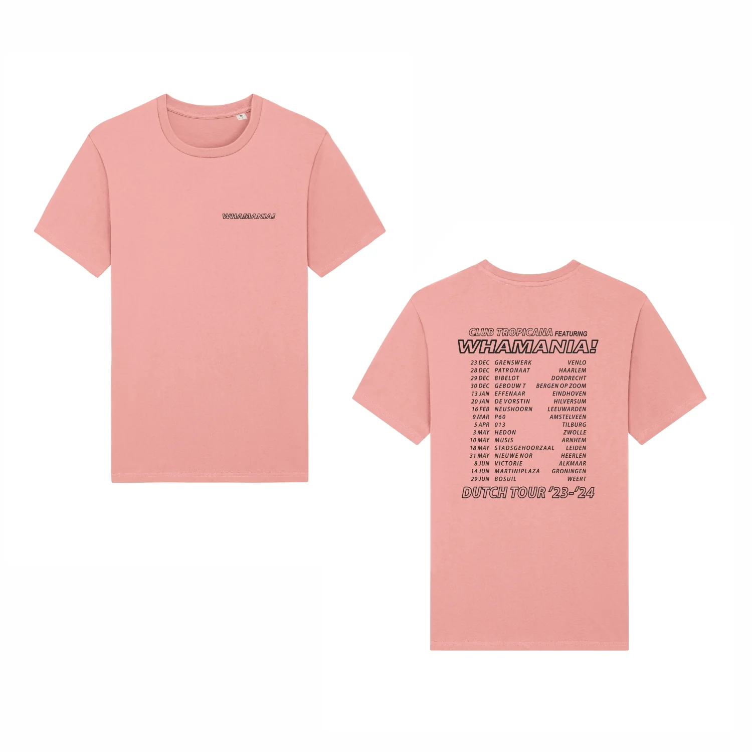 WHAMANIA! | Tour T-Shirt Roze